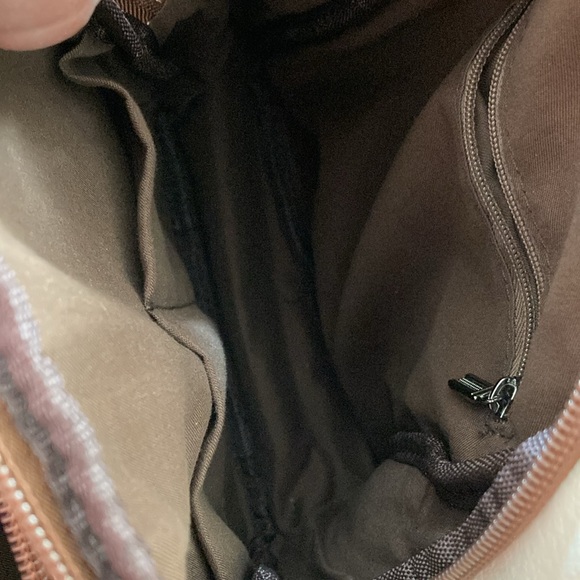 Latmap Cream and Brown Color Crossbody bag - Picture 13 of 16